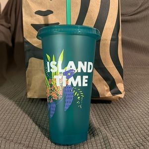 ⭐️NEW⭐️  Starbucks Hawaii “Island Time” reusable cold cup- 24 oz